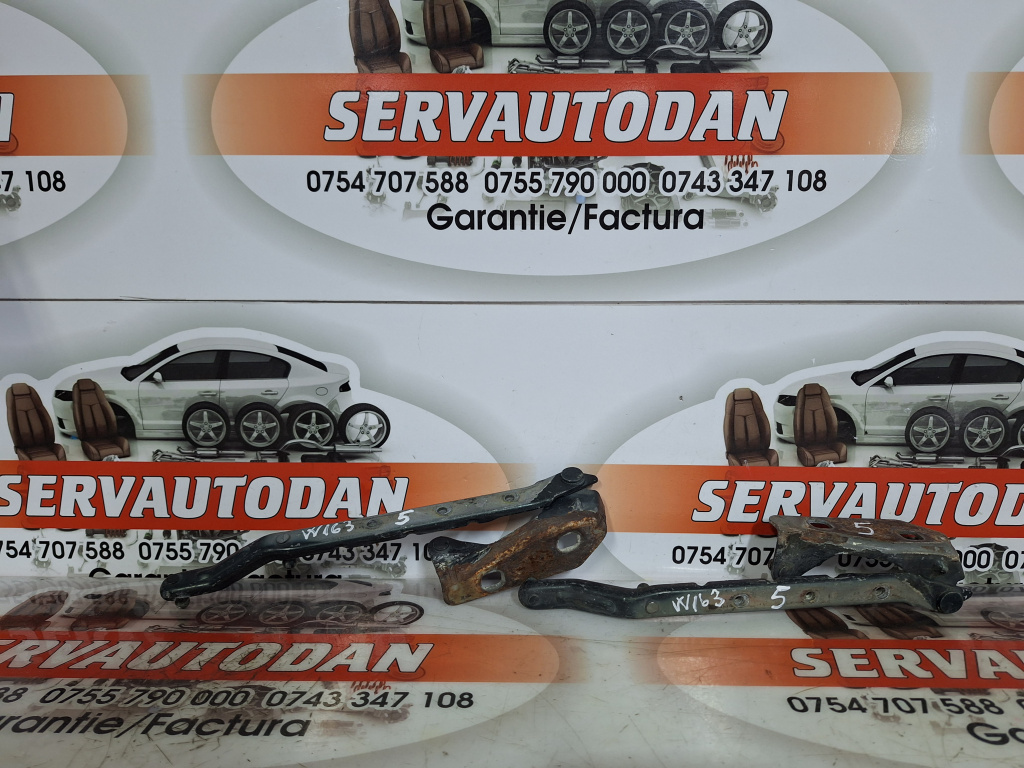 Set balamale capota fata Mercedes-Benz M-Class (1998-2005) [W163] 2.7 Motorina 2003, STANGA + DREAPTA