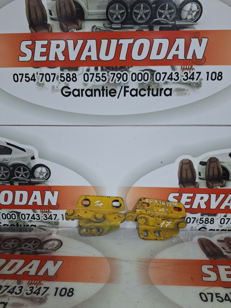 Set balamale capota fata Mercedes-Benz Sprinter (1995-2006) [901, 902] 2.2 Motorina 2001, STÂNGA + DREAPTA