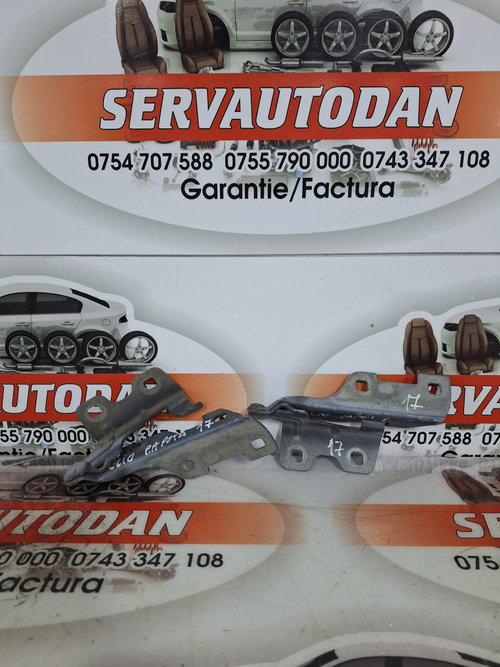Set balamale capota fata Renault Clio 2 (1998-2005) 1.5 Motorina 2002, STANGA + DREAPTA
