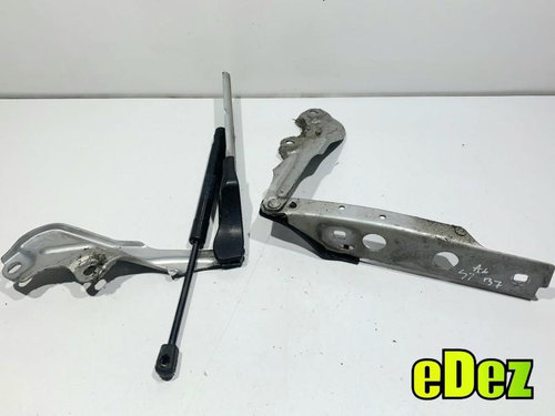 Set balamale capota fata (st si dr) culoare argintiu - lx7w Audi A6 (2010-2018) [4G2, C7] 4G8823301E