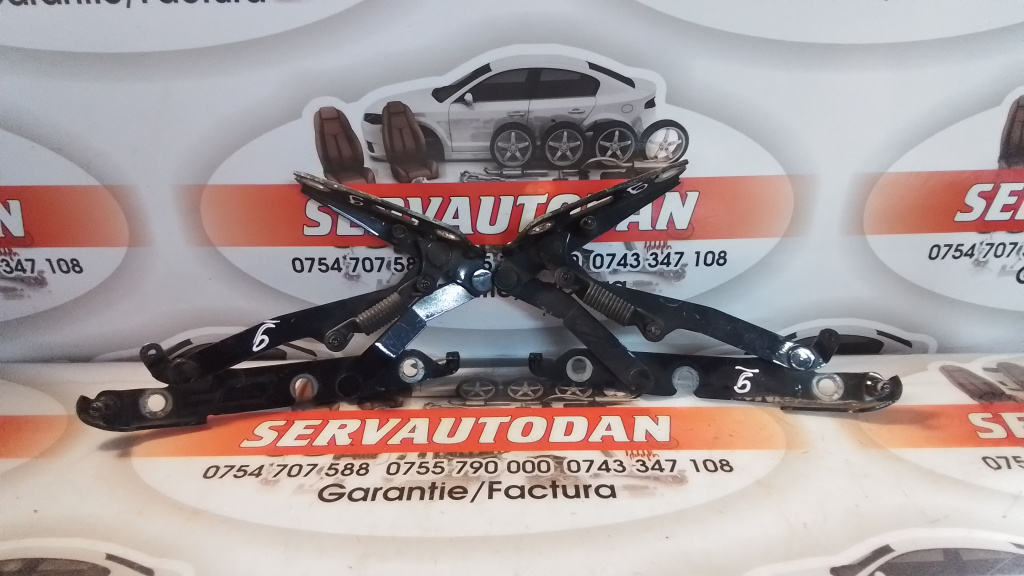 Set balamale capota spate Audi A4 (2004-2008) [8EC, B7] 2.0 Motorina 2007, DREAPTA +STANGA / 4F5827301A / 4F5827302E