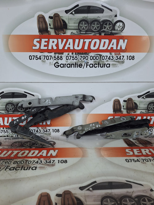 Set balamale capota spate Audi A4 (2004-2008) [8EC, B7] 2.0 Motorina 2007, STANGA + DREAPTA / 8E5827...