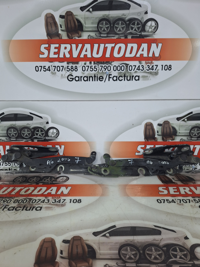 Set balamale capota spate Audi A6 (2004-2011) [4F2, C6] 2.0 Motorina 2006, STANGA + DREAPTA