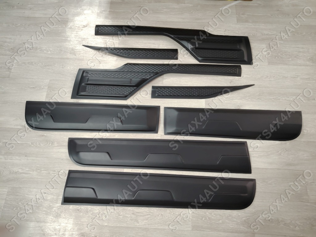 SET BANDOURI LATERALE PENTRU FORD RANGER T6 T7 T8 2012-2021 MB [8-BUC]