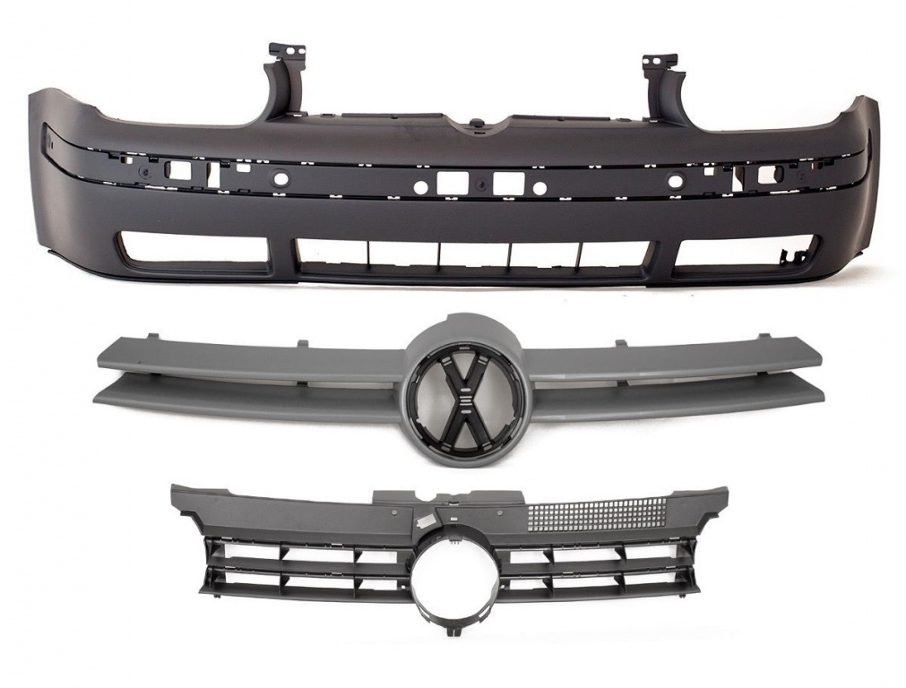 Set Bara Fata + Grila Radiator Exterioara + Interior Am Volkswagen Golf 4 1997-2005 1J0807217C GRU + 1J0853653CGRU + 1J0853655G01C