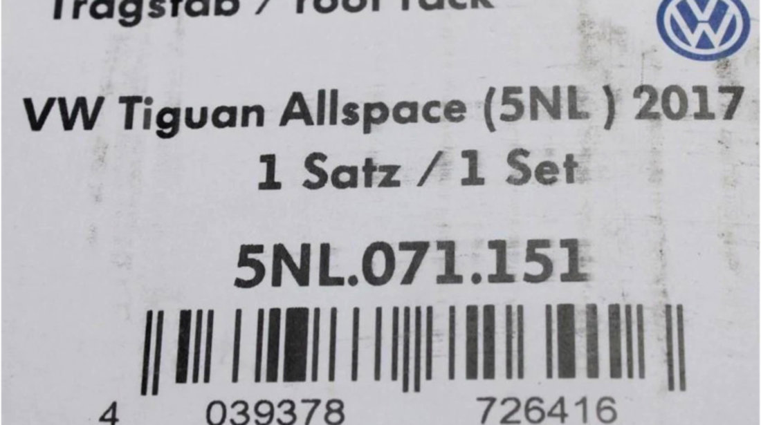 Set Bare Transversale Suport Portbagaj Oe Volkswagen Tiguan 2 2018→ Allspace 5NL071151