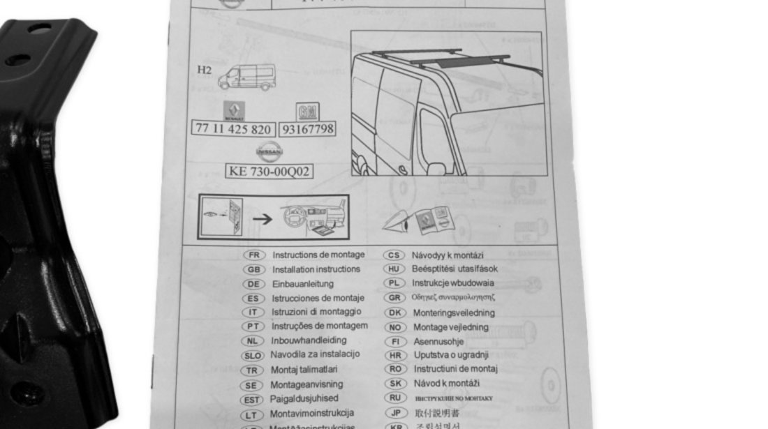 Set Bare Transverssale Suport Portbagaj Oe Renault Master 3 2010→ 7711425820