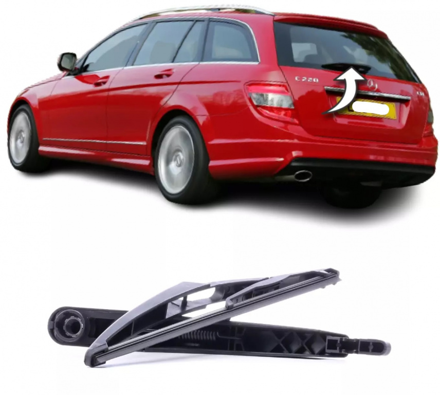 Set Bart Stergator Luneta + Lamela + Capac Am Mercedes-Benz C-Class S204 2007-2013 Combi CHI512