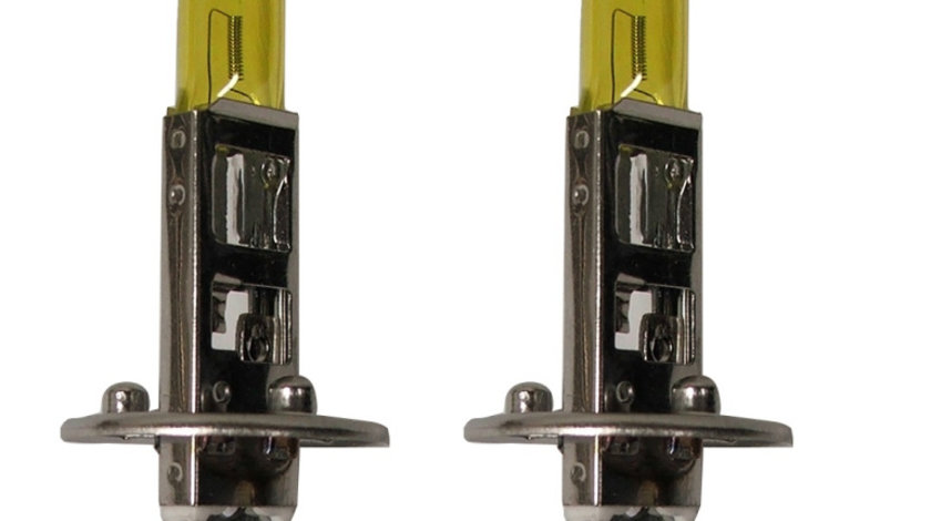 Set bec halogen H1 12V 55W galben VistaCar