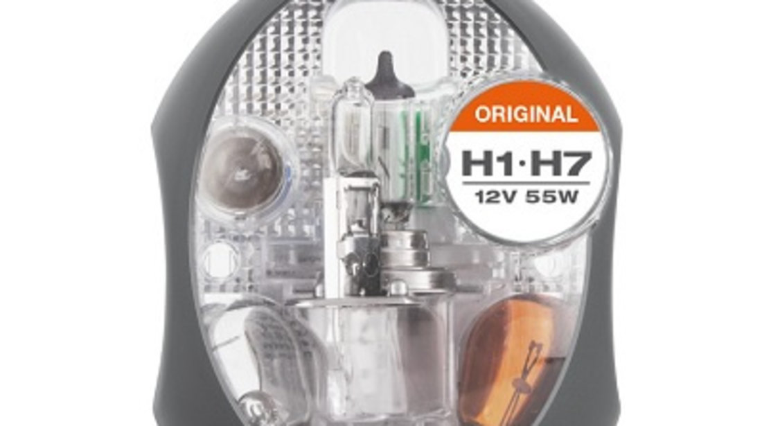 Set Becuri Auto De Rezerva 12v H1/h7 Osram Ams-osram CLK H1/H7