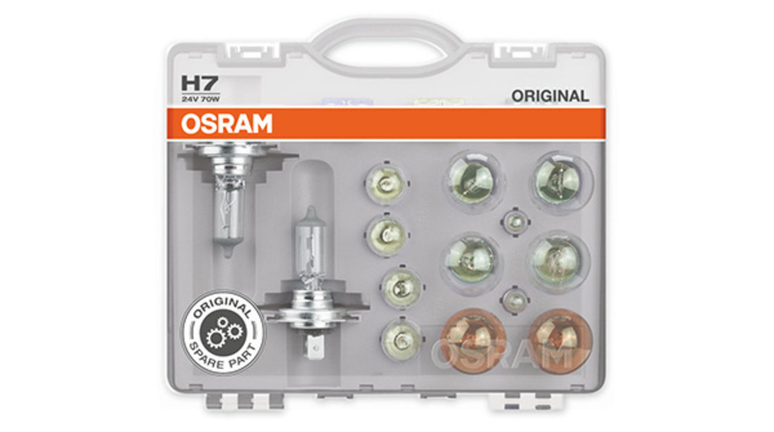 SET BECURI AUTO DE REZERVA CAMION 24V H7 OSRAM CLKH724V OSRAM