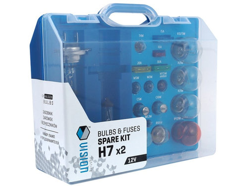 Set Becuri Auto Rezerva Vision 2 X H7 12V 55W + 17 Elemente 58807