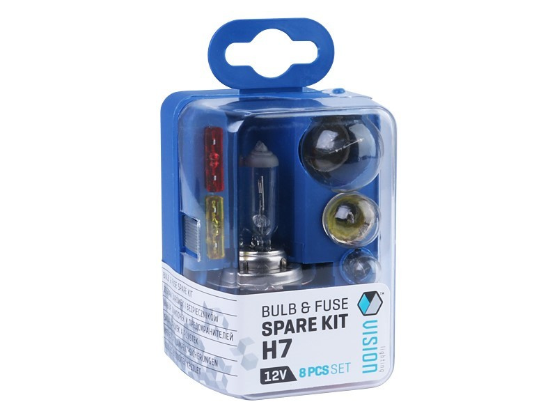 Set Becuri Auto Rezerva Vision H7 12V 55W + 8 Elemente 58867