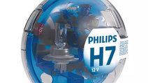 Set Becuri Rezerva Philips H7 12V 55W PX26d + Becu...