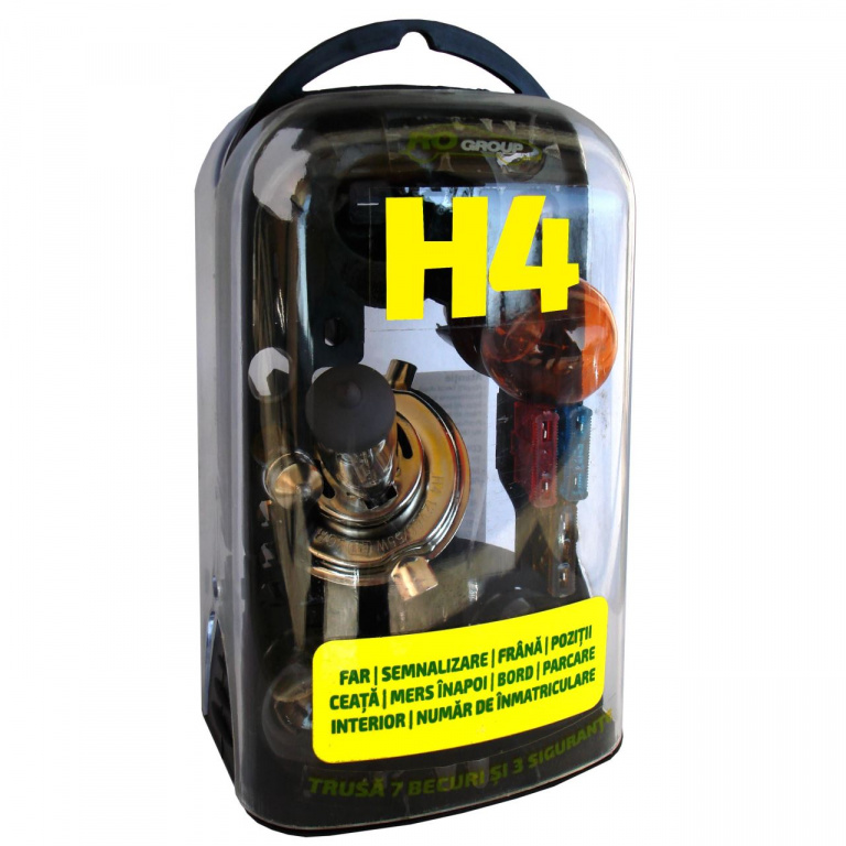 Set Becuri Rezerva Ro Group H4 12V 60/55W P43T BL1227