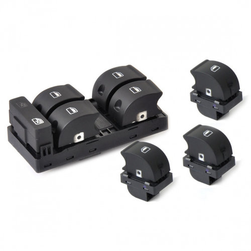 Set Bloc Comenzi Geamuri + Butoane Pasageri Compatibil Audi A4 B6 2000-2004 8E0 959 851 B + 3 Buc 8E...
