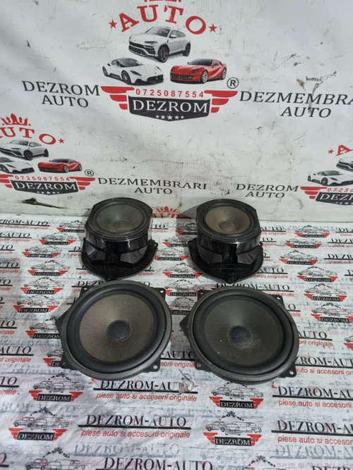Set boxe fata originale VW Phaeton Facelift coduri : 3D0035454K / 3D0035453E