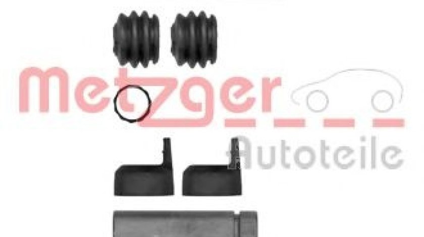 Set bucse de ghidaj, etrier frana MERCEDES SPRINTER 5-t platou / sasiu (906) (2006 - 2016) METZGER 113-1499X produs NOU