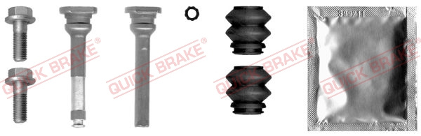 Set bucsi de ghidaj, etrier frana punte fata (1131374X QBK) SUZUKI