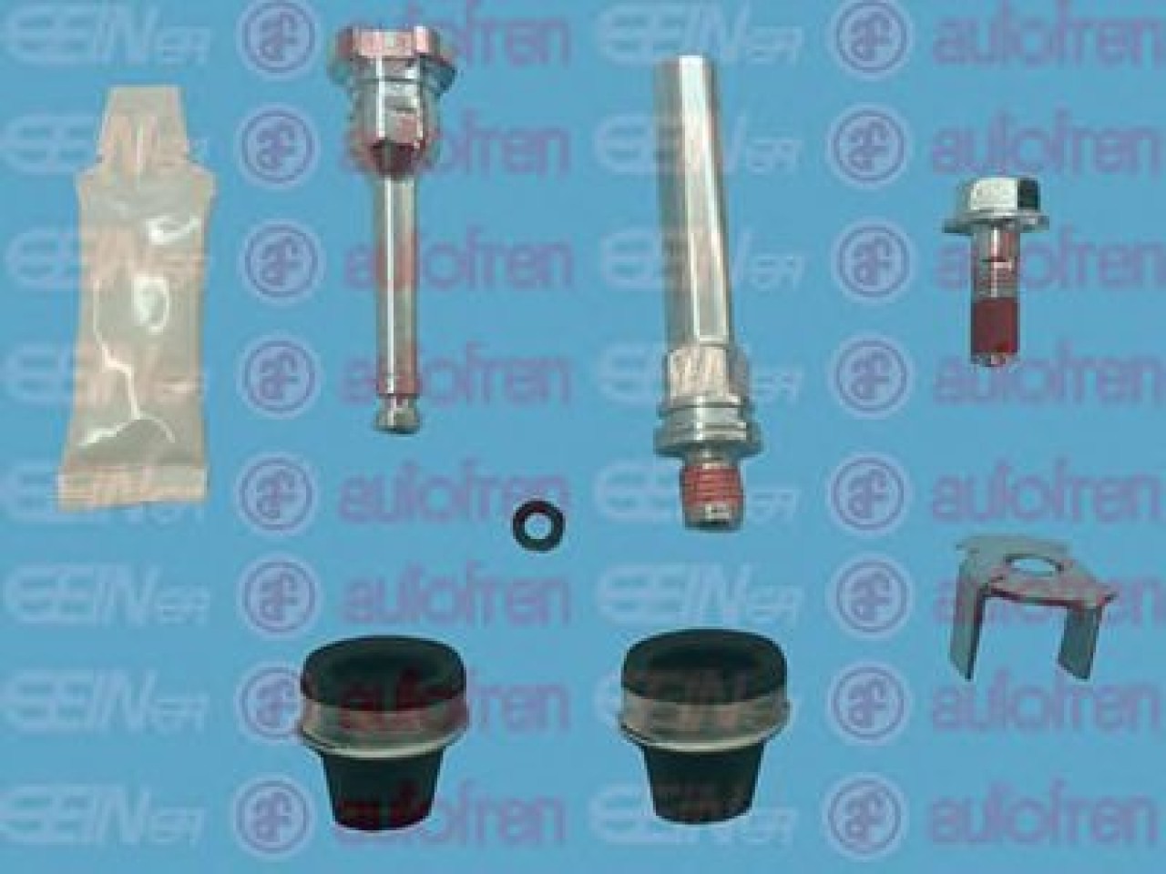 Set bucsi de ghidaj, etrier frana RENAULT KANGOO (KC0/1) (1997 - 2007) AUTOFREN SEINSA D7096C piesa NOUA