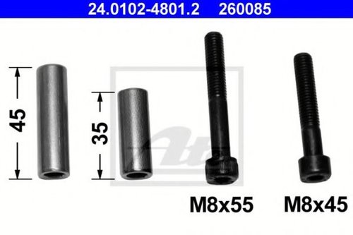 Set bucsi de ghidaj, etrier frana SEAT CORDOBA Vario (6K5) (1996 - 1999) ATE 24.0102-4801.2 piesa NO...