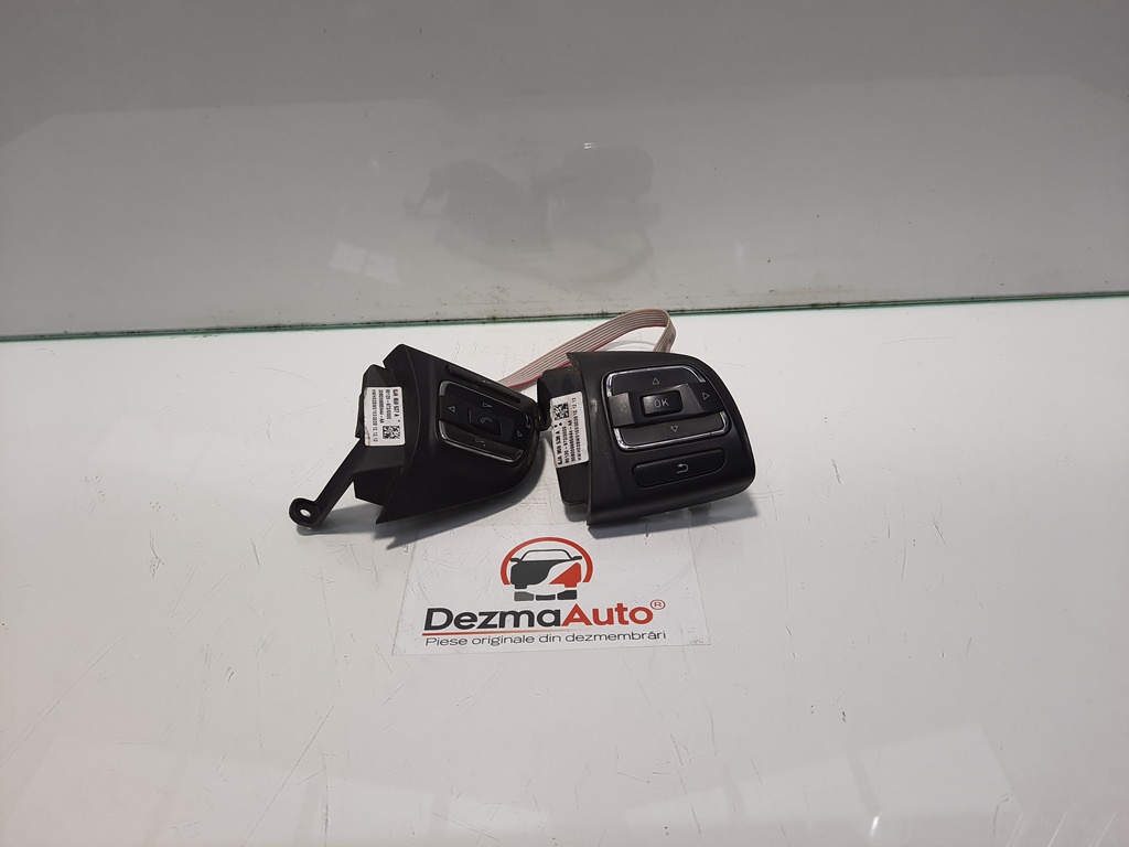 Set butoane comenzi volan, Seat Toledo 4 (KG3) [Fabr 2012-2018] 6JA959537A, 6JA959538A (id:417191)
