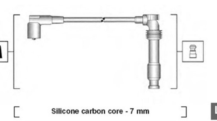 Set cablaj aprindere (941125390689 MAGNETI MARELLI) OPEL