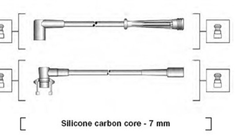 Set cablaj aprindere (941145180715 MAGNETI MARELLI) RENAULT,TOYOTA,VOLVO