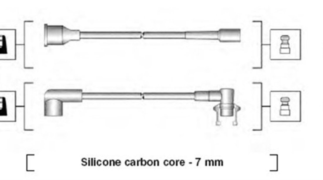 Set cablaj aprindere (941145230720 MAGNETI MARELLI) RENAULT,VOLVO