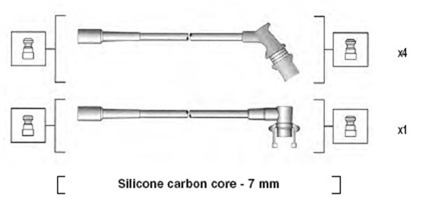 Set cablaj aprindere (941145270724 MAGNETI MARELLI) RENAULT