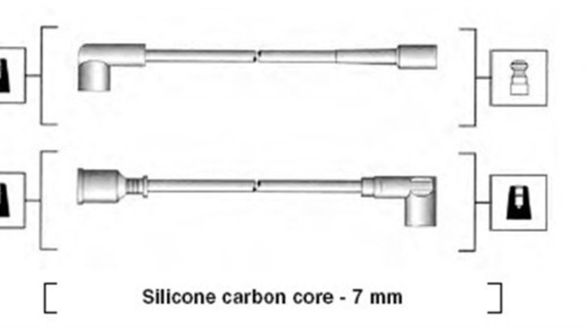 Set cablaj aprindere (941275020838 MAGNETI MARELLI) SKODA