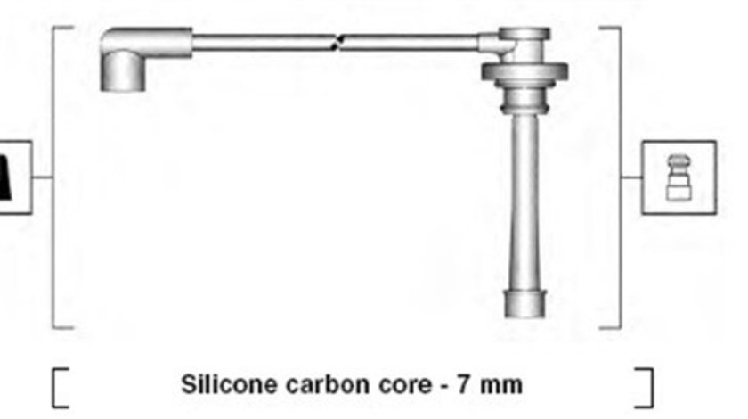 Set cablaj aprindere (941285030866 MAGNETI MARELLI) MITSUBISHI