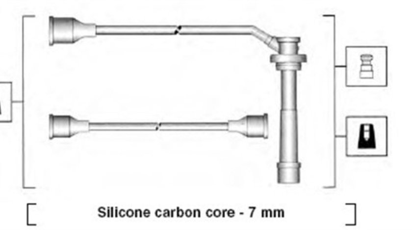 Set cablaj aprindere (941285080844 MAGNETI MARELLI) MITSUBISHI,SUZUKI