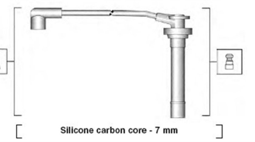 Set cablaj aprindere (941295060855 MAGNETI MARELLI) NISSAN