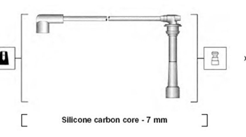 Set cablaj aprindere (941295130884 MAGNETI MARELLI) HYUNDAI