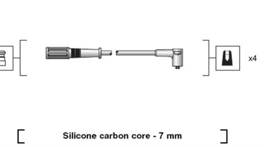 Set cablaj aprindere (941318111203 MAGNETI MARELLI) FIAT