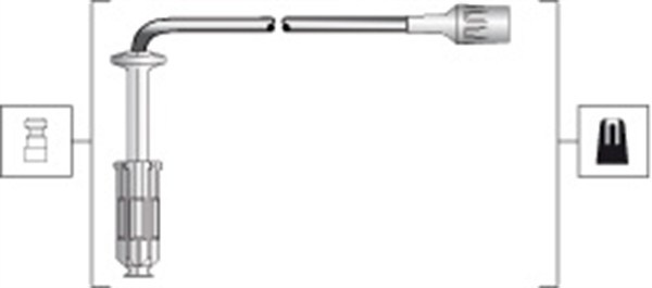 Set cablaj aprindere (941318111284 MAGNETI MARELLI) MERCEDES-BENZ