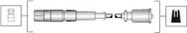 Set cablaj aprindere (941318111285 MAGNETI MARELLI) MERCEDES-BENZ,PUCH