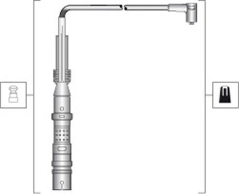 Set cablaj aprindere (941318111298 MAGNETI MARELLI) VW