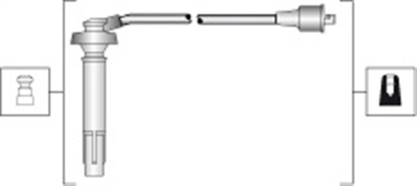 Set cablaj aprindere (941318111310 MAGNETI MARELLI) SUBARU
