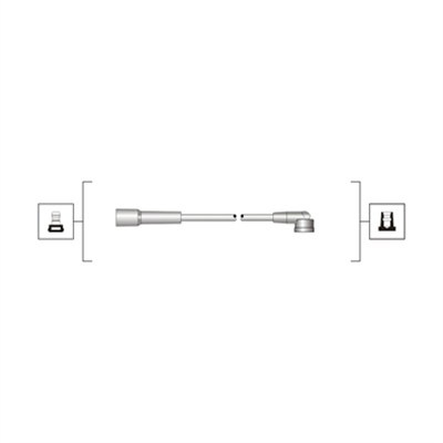 Set cablaj aprindere (941319170016 MAGNETI MARELLI) FORD,MAZDA