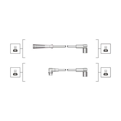 Set cablaj aprindere (941319170024 MAGNETI MARELLI) RENAULT