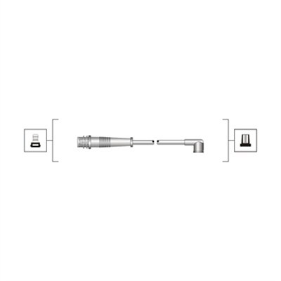 Set cablaj aprindere (941319170032 MAGNETI MARELLI) FIAT,LANCIA