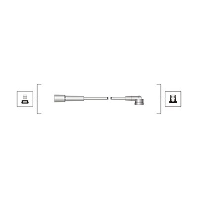 Set cablaj aprindere (941319170037 MAGNETI MARELLI) FORD,RELIANT