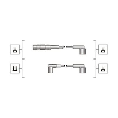 Set cablaj aprindere (941319170048 MAGNETI MARELLI) MERCEDES-BENZ