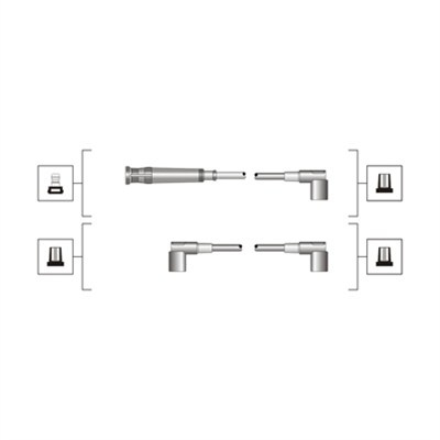 Set cablaj aprindere (941319170052 MAGNETI MARELLI) BMW