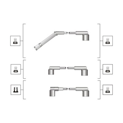 Set cablaj aprindere (941319170053 MAGNETI MARELLI) MERCEDES-BENZ