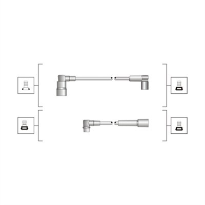 Set cablaj aprindere (941319170056 MAGNETI MARELLI) RENAULT