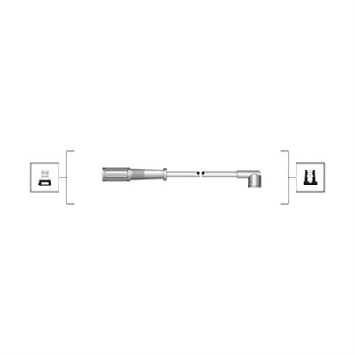 Set cablaj aprindere (941319170070 MAGNETI MARELLI) FIAT