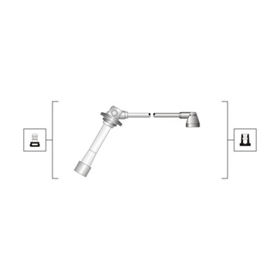 Set cablaj aprindere (941319170073 MAGNETI MARELLI) MAZDA